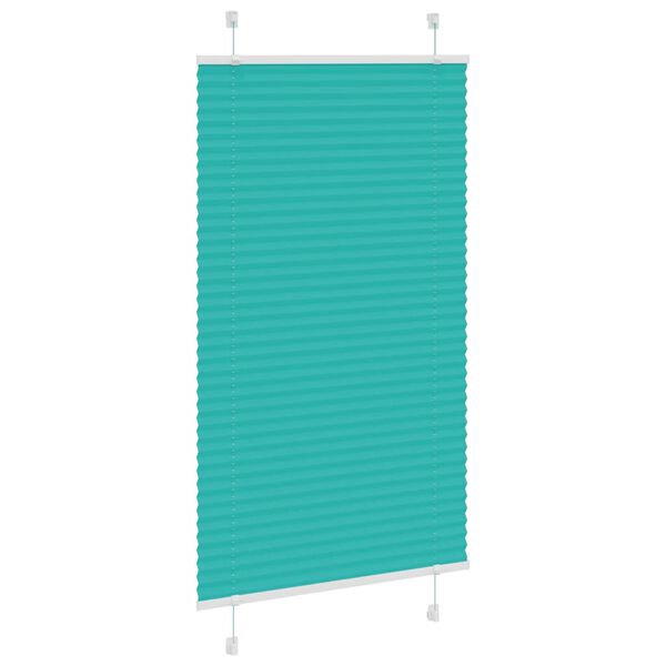 vidaXL Pliss&eacute; rolgordijn 70x100 cm stofbreedte 69,4 cm petrol groen