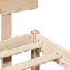 vidaXL Bedframe met hoofdeinde Naturel 160 x 200 cm Massief grenenhout