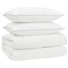 vidaXL 90% ganzen dons dekbedset FULDA 3 st 240 x 260 cm 310 GSM Wit