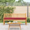 vidaXL Pallet Kussen Set 2 pcs Wijnrood 200 x 40 x 8 cm Oxford stof