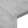 vidaXL Bureau Beton Grijs 109 x 50 x 78 cm Bewerkt hout