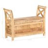 vidaXL Halbankje 103x33x72 cm massief mangohout
