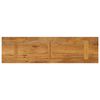 vidaXL Tafelblad rechthoekig 110x30x2,5 cm massief mangohout