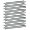 vidaXL Afdekprofiel voor tuinafboording 10 st 100 x 20 x 5 cm