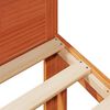vidaXL Bedframe zonder matras 240x200 cm massief grenenhout wasbruin