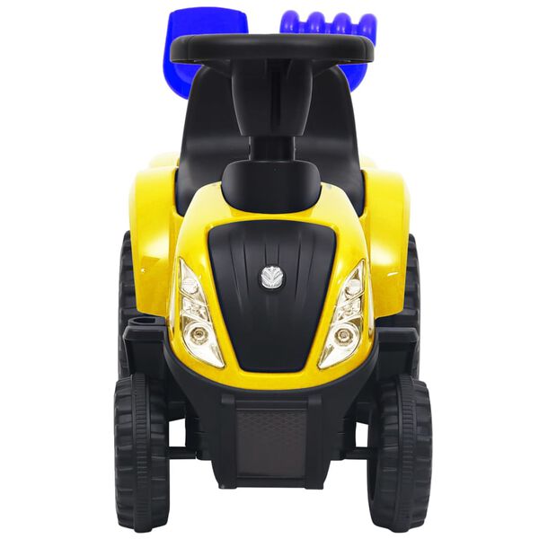 vidaXL Kindertractor New Holland geel