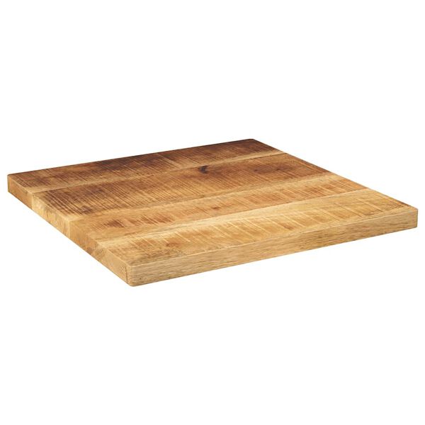 vidaXL Tafelblad vierkant 50x50x2,5 cm massief ruw mangohout