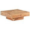 vidaXL Salontafel 80x80x28 cm massief acaciahout