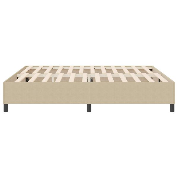 vidaXL Platform bedframe Grijs groen 180 x 200 cm Stof