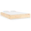 vidaXL Bedframe zonder matras massief hout 140x200 cm