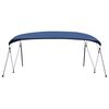 vidaXL Biminitop 4-boogs 243x(230-244)x137 cm marineblauw