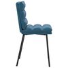 vidaXL Eetkamerstoelen 6 st fluweel blauw