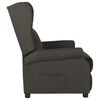 vidaXL Fauteuil verstelbaar stof taupe