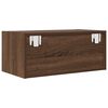 vidaXL Tv-meubelen 2 st 60x31x25,5 cm bewerkt hout bruin eikenkleurig