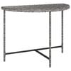 vidaXL Tuintafel 100x50x75 cm poly rattan grijs
