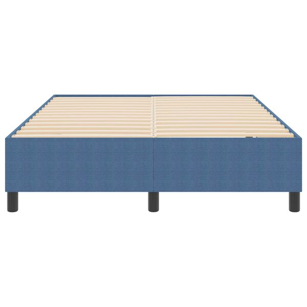 vidaXL Platform bedframe Blauw 140 x 200 cm Stof