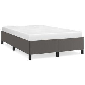 vidaXL Bedframe kunstleer grijs 120x200 cm