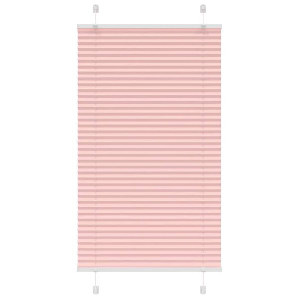 vidaXL Pliss&eacute; rolgordijn 80x150 cm stofbreedte 79,4 cm polyester roze