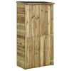 vidaXL Tuinschuur 85x48x177 cm grenenhout