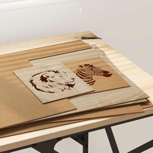 vidaXL Decorpanelen 50 pcs Sonoma Eiken 40 x 60 x 0.27 cm Bewerkt hout