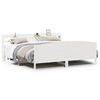 vidaXL Bedframe zonder matras massief grenenhout wit 200x200 cm