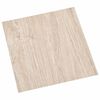 vidaXL Vloerplanken 5,11 m&sup2; 55 pcs PVC Wit en Houtkleur