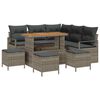 vidaXL Tuin Sofa Set 9 st 8-Aantal zitplaatsen Grijs
