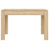 vidaXL Eettafel 120x60x76 cm bewerkt hout sonoma eikenkleurig