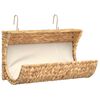 vidaXL Kattenbed met kussen 37x20x20 cm waterhyacint