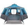 vidaXL Huisje Tent met dak Blauw en Grijs 500 x 500 x 294 cm