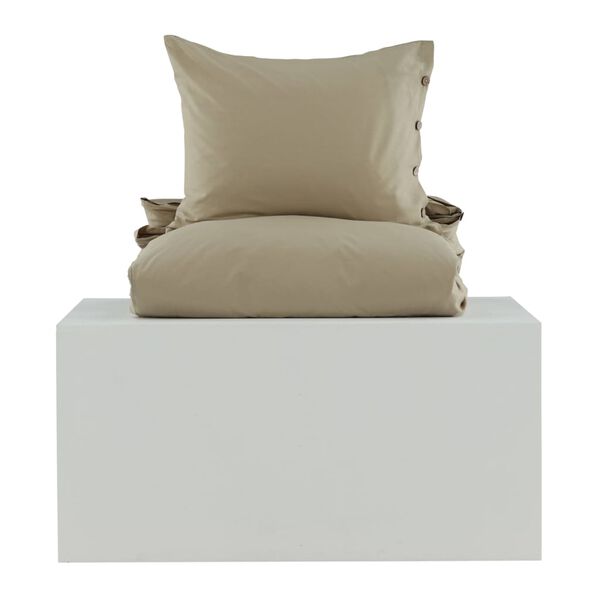 Venture Home Dekbedovertrek Joar 200x150 cm katoen zandkleurig