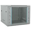 vidaXL Netwerk kabinet met opslag Grijs 60 x 60 x 50 cm Staal