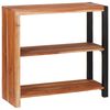 vidaXL Boekenkast Bruin 80 x 30 x 75 cm Massief Acaciahout