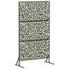vidaXL Privacyscherm 100 x 50 x 180 cm Staal Olijfgroen