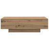 vidaXL Salontafel 100x49,5x31 cm bewerkt hout artisanaal eikenkleur