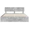vidaXL Bedframe met lade Beton Grijs 180 x 200 cm Geconstrueerd hout