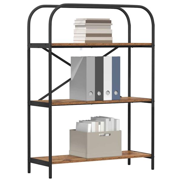 vidaXL Boekenkast Oudhout 80 x 30 x 109 cm Bewerkt hout