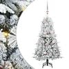 vidaXL Kunstmatige Inklapbare Kerstboom Wit 120 cm PE en PVC