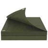 vidaXL Zeil met Oogjes Groen 4 x 8 m 90 gsm PE