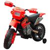 vidaXL Kindermotor rood en zwart