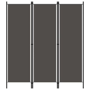 vidaXL Kamerscherm met 3 panelen 150x180 cm antraciet