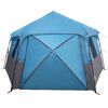 vidaXL Directe Tent met opslag ALTA Blauw 458 x 458 x 230 cm Staal