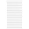 vidaXL Zebra rolgordijn 100,9 x 175 cm stofbreedte 96,7 cm wit