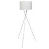 vidaXL Vloerlamp inclusief lampenkap wit