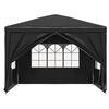 vidaXL Partytent 3x3 m antracietkleurig