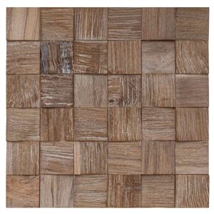 vidaXL Wandpaneel 11 st Naturel 30 x 30 x 2 cm