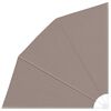 vidaXL Balkon Privacy Scherm Taupe 210 x 210 cm Stof