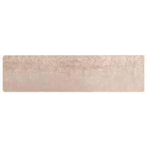 vidaXL Vloerkleedloper MARSA Beige 50 x 250 cm Polyester en PVC