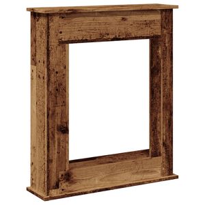 vidaXL Haardombouw 75x20x87,5 cm bewerkt hout oud houtkleurig