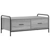 vidaXL Salontafel Grijs Sonoma 99,5 x 49 x 41 cm Bewerkt hout